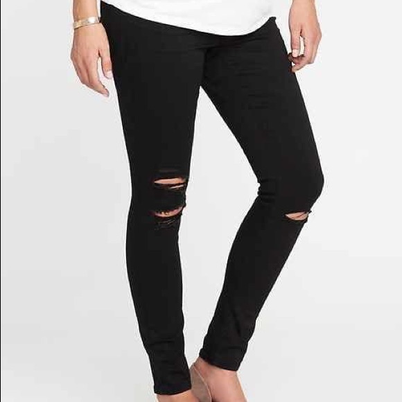 GAP Denim - NEW GAP Maternity True Skinny Distressed Knee Torn